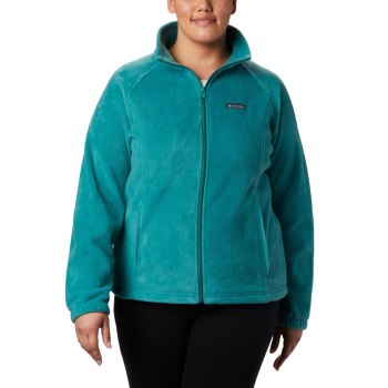 Dámské Bundy Columbia Benton Springs Full Zip Plus Size Světle Zelene SZEWND983